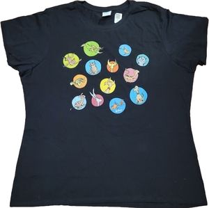 Dr. Seuss Women's Pet Polka Short Sleeves Crew Neck Cotton T-Shirt - XXL - NWOT